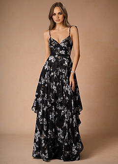 Ailsa Black Multi Maxi Dress image4
