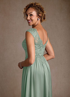 Azazie Amethyst Abiti per la Madre della Sposa Abito A-Line in Pizzo Agave image7