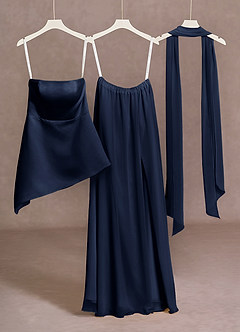 Alma 네이비 맥시 드레스 image7