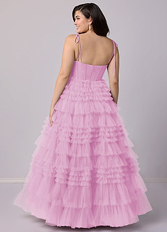 Barbie ♥ Azazie Bridesmaid Dresses Candy Pink A-Line Sweetheart Neckline Tulle Dress image7
