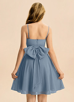 Azazie Bear Junior Twilight A-Line Pleated Chiffon Dress image2