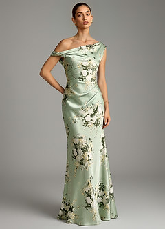 Vestido Enredaderas Florales Largo Anwen image1