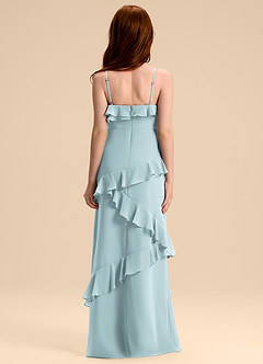 Azazie Evara Junior Mist A-Line Chiffon Dress image2