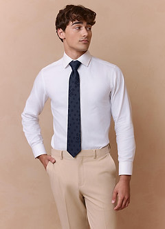 front Jacquard Wide Tie