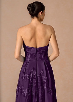 Vestido Ciruela Largo Evangeline image7