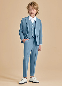 front Oliver Garçons Bleu Clair Costume 3 pièces