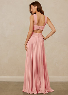Christian Siriano Bridal for Azazie 1009 Bridesmaid Dresses Rosette A-Line Pleated Chiffon Dress image4