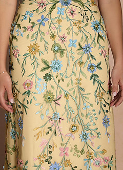 Amarie Midi Klänning Citron Multi image7