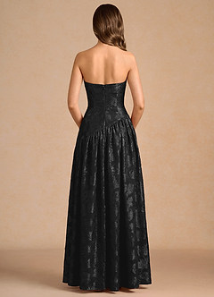 Robe Longue Noir Marcella image2