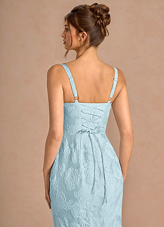 Maxi jurk Keilani Lichtblauw image6