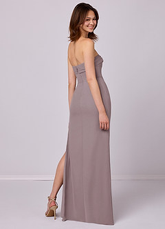 Barbie ♥ Azazie Bridesmaid Dresses Dusk Sheath Strapless Chiffon Convertible Dress image6
