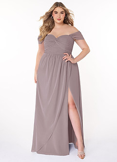 Azazie Millie Bridesmaid Dresses A-Line Sweetheart Neckline Chiffon Floor-Length Dress image8