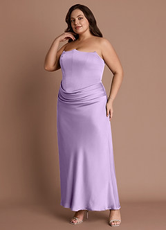 Debby Maxi Klänning Frostad Lila image11