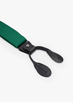 front Matte satijnen smokingbretels met knoopsluiting