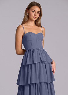 Azazie Faye Bridesmaid Dresses Stormy A-Line Sweetheart Neckline Chiffon Dress image2