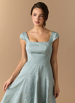 Emeline Antique Teal Midi Dress image5
