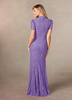 Azazie Carleannia Abiti per la Madre della Sposa Abito Sirena in Chiffon Pizzo Tahiti image4