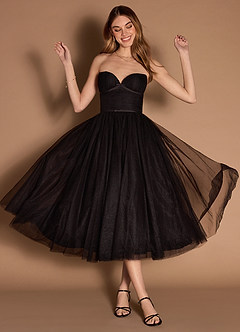 Vestido Negro Midi Andorra image4