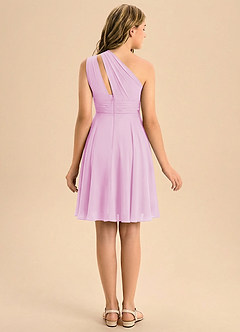 Azazie Charlize Junior Klä av A-Line i Chiffong Plisserad image2