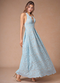 Solenne Navy Maxi Dress image6