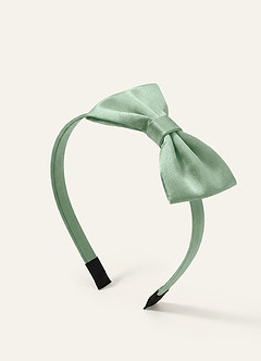 front Girls Satin Headband