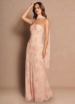 Kala Peach Maxi Dress image4