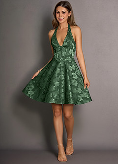 Isabeau Eucalyptus Mini Dress image3
