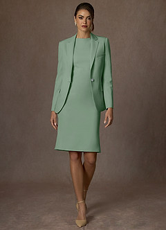 front Kennedy Matchá Vestido estruturado com elastano