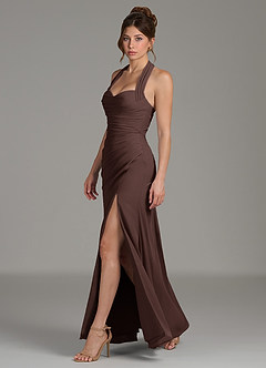 Azazie Destiny Bridesmaid Dresses Ganache Mermaid Sweetheart Neckline Chiffon Dress image5