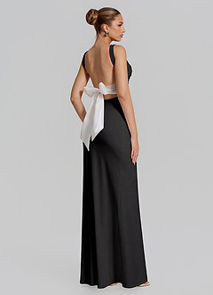 Abito Maxi Nero Marwen image5
