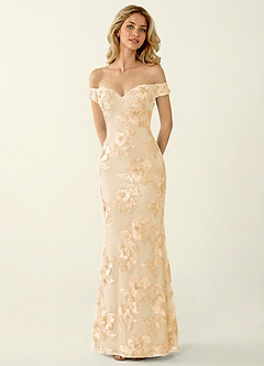 Lowlala Yellow Lace Prom Dress image4