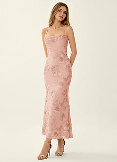 Octavenlly English Rose Lace Mesh Wedding Guest image3