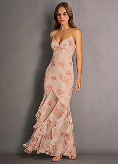 Rosia Peach Maxi Dress image6