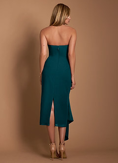 Midi jurk Natalie Bos Groen image9