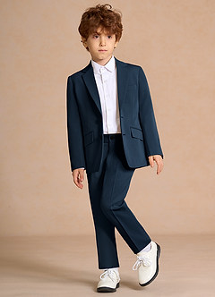 front Oliver Marino Scuro Completo da ragazzo a 2 pezzi