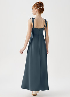 Azazie Rosey Junior Twilight A-Line Sweetheart Neckline Stretch Satin Dress image6