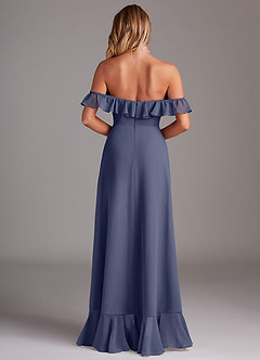 Azazie Lyra Bridesmaid Dresses Stormy A-Line Chiffon Convertible Dress image7
