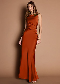 Robe Longue Rouille Evadne image3
