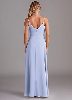 Azazie Daenerys Bridesmaid Dresses Lavender A-Line Cowl Chiffon Dress image2