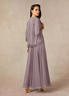 Azazie Devana Mother of the Bride Dresses Dusk A-Line Sequins Chiffon Dress image2