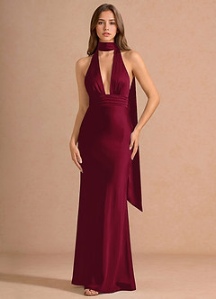 Linnea Merlot Maxi Dress image4