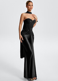 Vestido Negro Largo Quinley image7