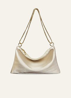 front Metallic Chain Underarm Bag