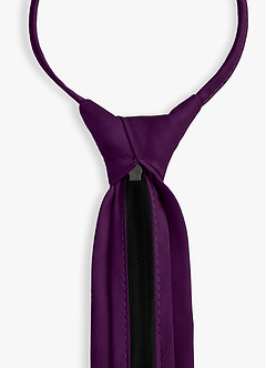 front Boy's Matte Satin Pre-Tie