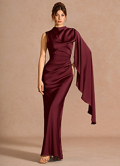 Vestido Vino Largo Chesney image1