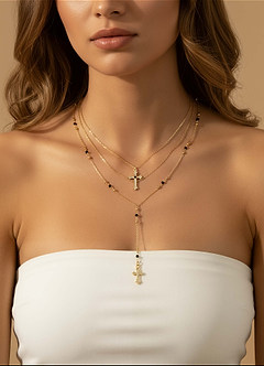 front Collar cruzado multicapa