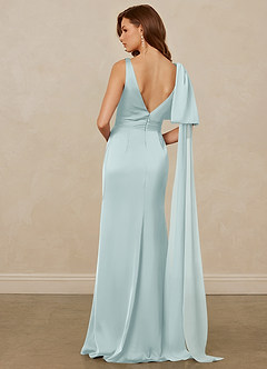 Christian Siriano Bridal for Azazie 1011 Robes de demoiselle d'honneur Robe Sirène en Satin extensible Arc Brume image2