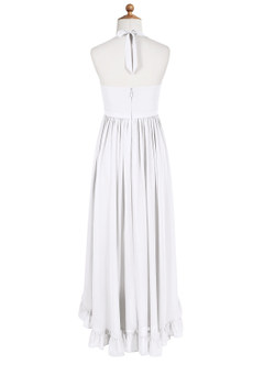 Azazie Hermione A-Line Chiffon Asymmetrical Junior Bridesmaid Dress image7