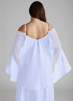 Azazie Cienna Bridesmaid Dresses Lavender A-Line Off the Shoulder Chiffon Dress image12