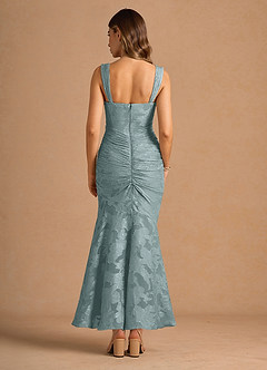 Maxi jurk Tiana Poederblauw image2